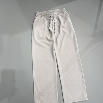 Gri baggy paraşüt kumaş pantolon 