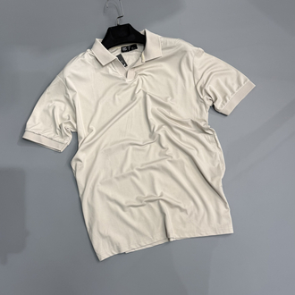 Taş rengi polo yaka 