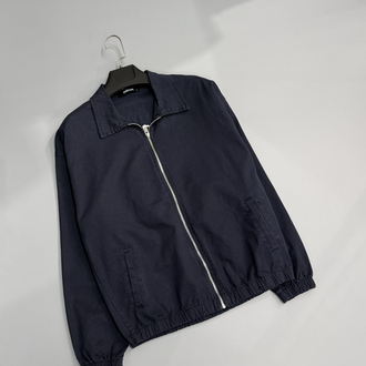 Lacivert oversize Gabardin ceket
