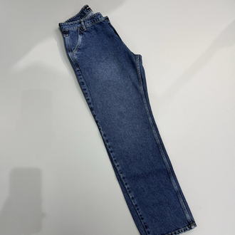 Koyu mavi baggy jean 