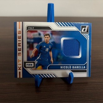 Nicolò Barella 24-25 Panini Donruss | Maç Forma Parçası Kartı
