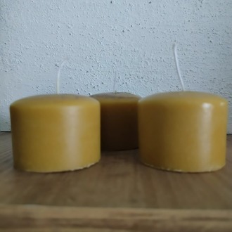 Sakinlik Üçlüsü – Mini Balmumu Mum Seti (3’lü)