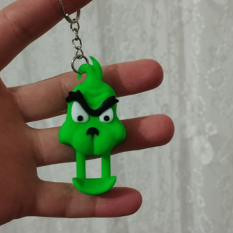 Grinch Telefon Tutucu - 3D Hareketli Anahtarlık