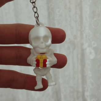 Sevimli İskelet - 3D Hediyelik Anahtarlık