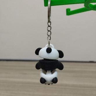 Sevimli Panda - 3D Hareketli Anahtarlık