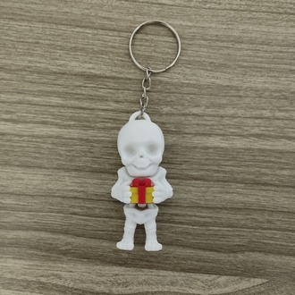 Sevimli İskelet - 3D Hediyelik Anahtarlık