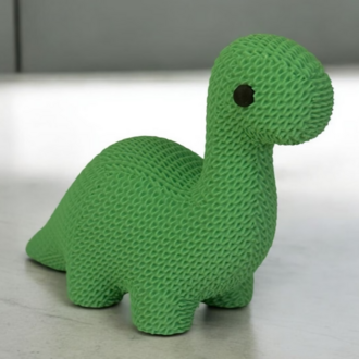 Minik Dinozor – 3D Örgü Tasarımı