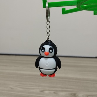 Sevimli Penguen - 3D Hareketli Anahtarlık