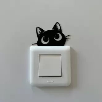 Sevimli Kedi - Priz Dekoru