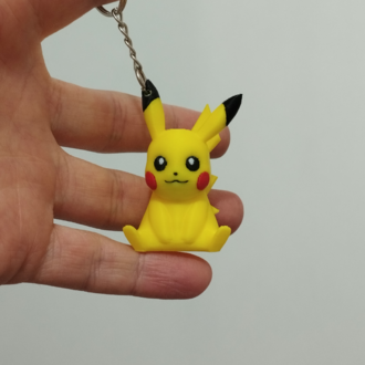 Sevimli Pikachu - 3D Hediyelik Anahtarlık