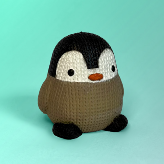 Bebek Penguen – 3D Örgü Tasarımı