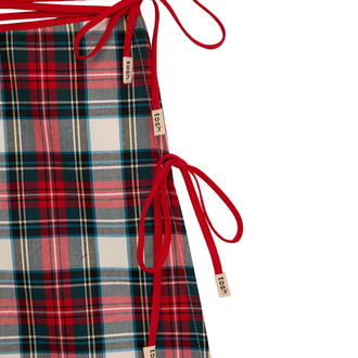 Check Mini Skirt
