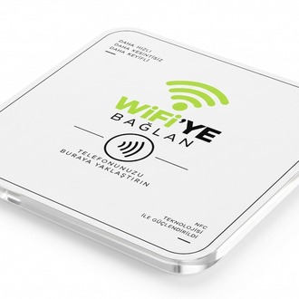 Touchify | Kafeler ve İşletmeler İçin Tek Dokunuşla Hızlı Wi-Fi Bağlantı NFC Kartı