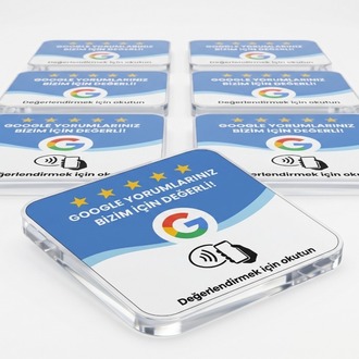 Touchify | Google Yorum NFC Kartı - 10'lu Avantaj Paketi (Çoklu Şube & Masa Çözümü)
