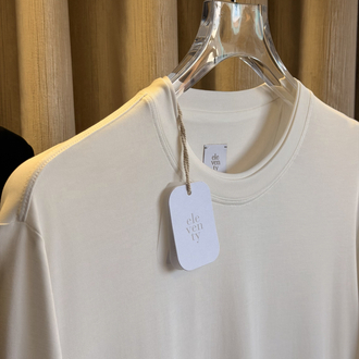 Eleventy %100 Pamuk Tshirt (Kırık Beyaz)