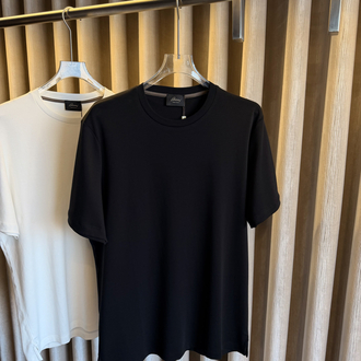 Brioni Deri Logo Pamuk Tshirt