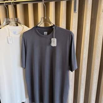 Eleventy %100 Pamuk Tshirt (Kül Gri)