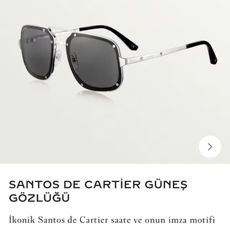 Cartier Safir Cam Gözlük