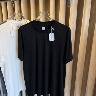 Eleventy %100 Pamuk Tshirt (Yıkamalı Siyah)