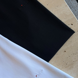 Kiton Basic Logo Pamuk Tişört (Kırık Beyaz)