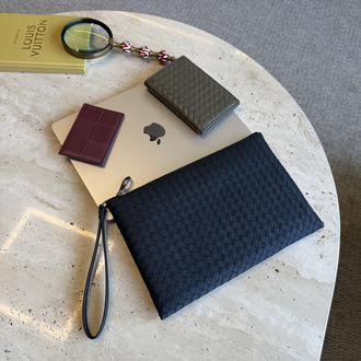 Bottega Veneta %100 Deri Cüzdan (Haki)