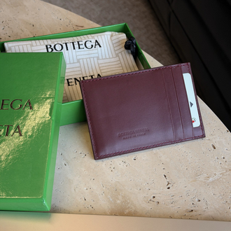 Bottega Veneta %100 Deri Kartlık (Mürdüm)