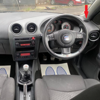 Seat Cordoba - Ibiza 2002- 2009 Torpido Üst Havalandırma Izgarası (2 Adet) 6l1819793b