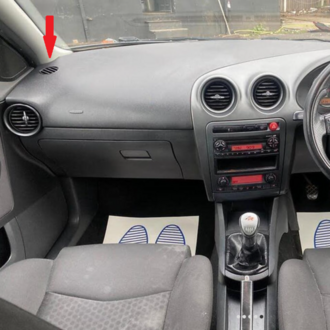 Seat Cordoba - Ibiza 2002- 2009 Torpido Üst Havalandırma Izgarası (2 Adet) 6l1819793b