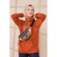 Tofisa Kiremit Balıkçı Yaka Sweatshirt 