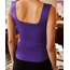 Kalın askılı triko crop bluz 