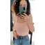 Pembe Crop Bluz