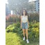 Beyaz Crop Bluz