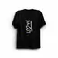 14 Şubat Sevgililer Günü Love Baskılı Oversize Bisiklet Yaka T-shirt - Siyah