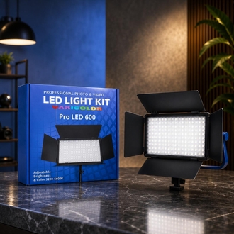 LEDLİ 600 PROFESYONEL FOTOĞRAF ÇEKİM IŞIĞI