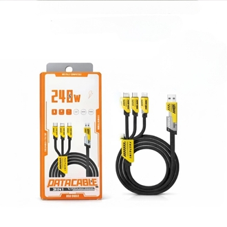 240W 4 İN 1 USB KABLO PD VE USB GİRİŞ ( 8917 )