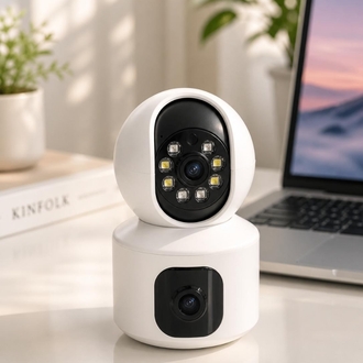 360 DERECE DÖNEBİLEN AKILLI GÜVENLİK KAMERASI (LF Q5)