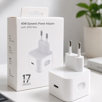 40W PD İPH 17 SERİSİ UYUMLU HIZLI ŞARJ ADAPTÖRÜ (17 BAŞLIK)