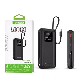 3 USB ÇIKIŞLI 10.000 MAH POWERBANK ( YK PB5052 )