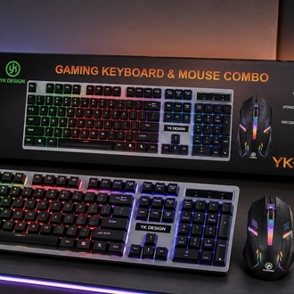 IŞIKLI GAMİNG KLAVYE MOUSE SET (YK30)
