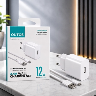 12W 2.4A MİCRO ŞARJ