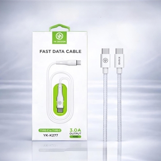 3A FAST TYPE C TO TYPE C USB ( YK K277 )