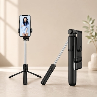 LED IŞIKLI BLUETOOTH SELFİE ÇUBUĞU (R1S)