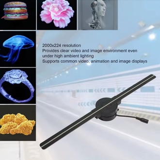 3D hologram fan