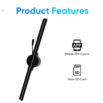 3D hologram fan