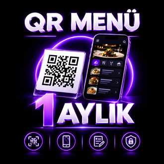 DİJİTAL QR MENÜ- 1 AYLIK PAKET