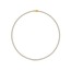 2.5mm Gold Dönmeyen Su Yolu Kolye