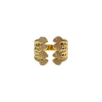 Tasarım Gold Zirkon Yüzük 