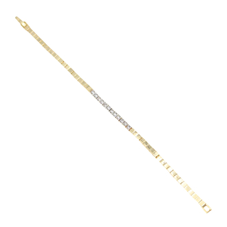 14K Gold Zirkon Bileklik