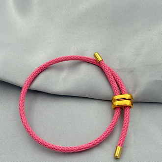Pembe İp Bileklik 