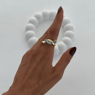 Tasarım Model Gold Zirkon Yüzük